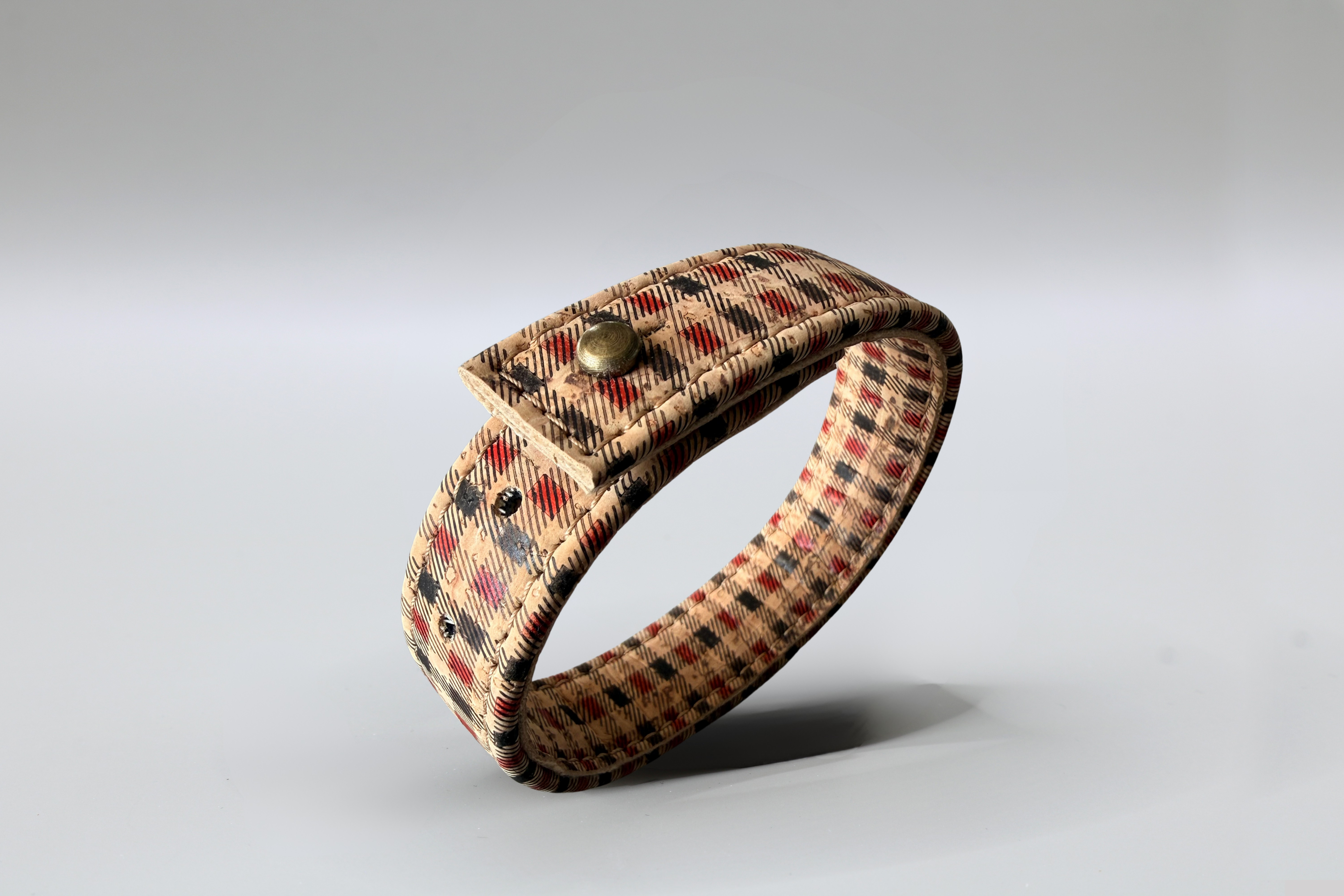 Bracelet Quadralinhos anti-ondes en liège naturel — Protection éco-responsable